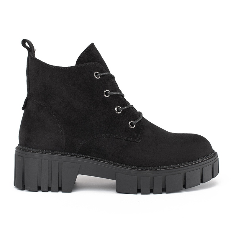 Botines de ante con cordones negros de Sergio Leone