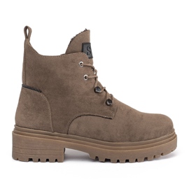 Botas de mujer beige de Sergio Leone