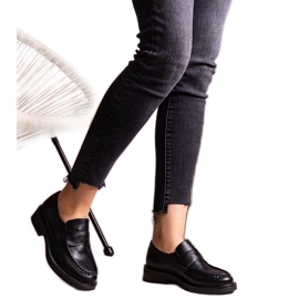 Mocasines Élodie elegantes negros