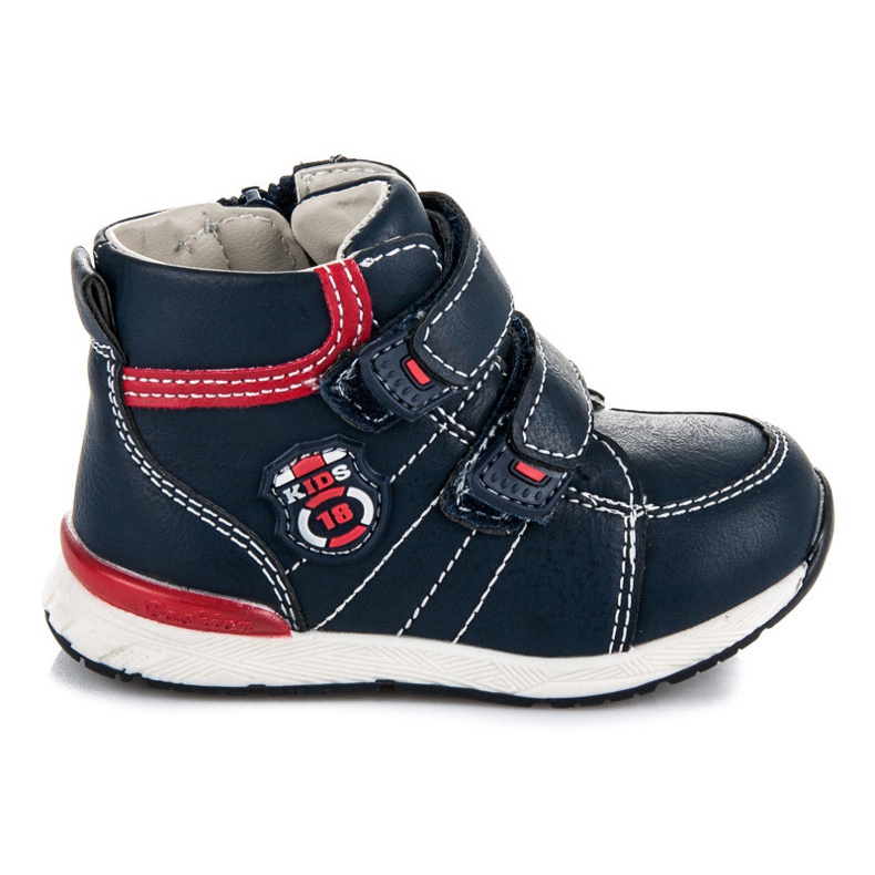 American Club Botitas de velcro para niño azul