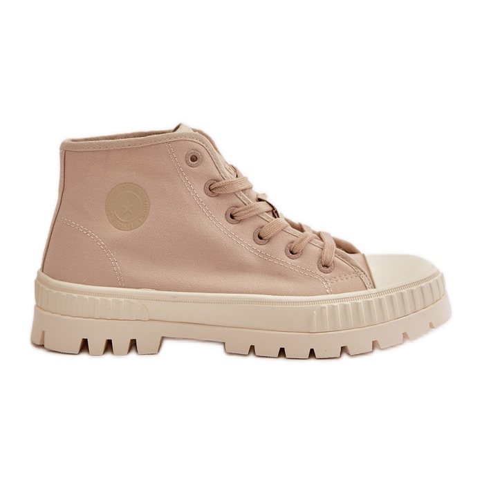 Zapatillas Altas Mujer Big Star OO274006 Beige