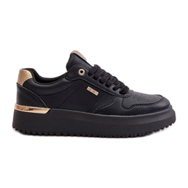 Zapatillas de mujer con plataforma Big Star OO274758 HI-POLY System Negro
