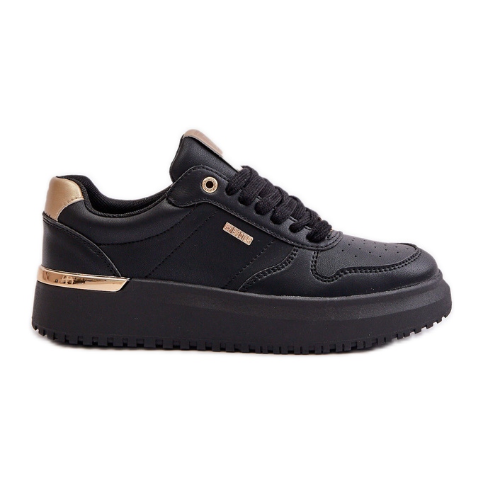 Zapatillas de mujer con plataforma Big Star OO274758 HI-POLY System Negro