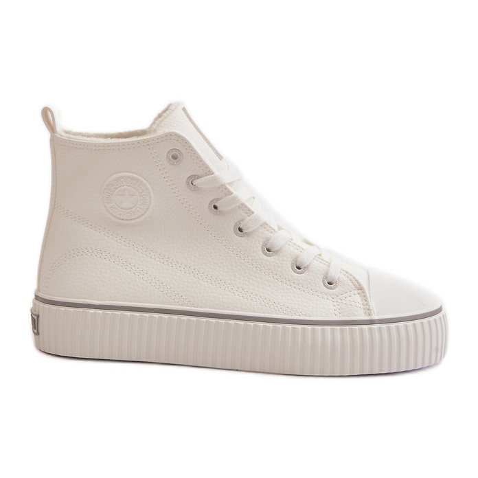 Zapatillas de mujer con aislamiento de piel ecológica Big Star OO274788 Blanco