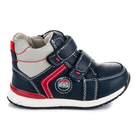 American Club Calzado Con Velcro Y Cremallera azul