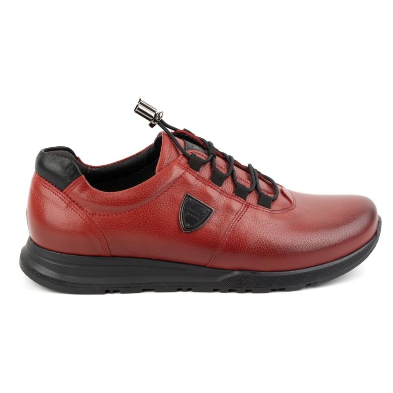 Zapatos hombre piel KAMPOL 25/39 rojo