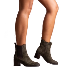 Botines verdes de Sabriya