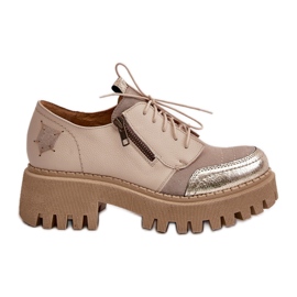 Zapatos de Mujer Fabricados en Piel Natural Beige Maciejka 06177-04 Zapatos de Mujer Fabricados en Piel Natural Beige Maciejka 06177-04