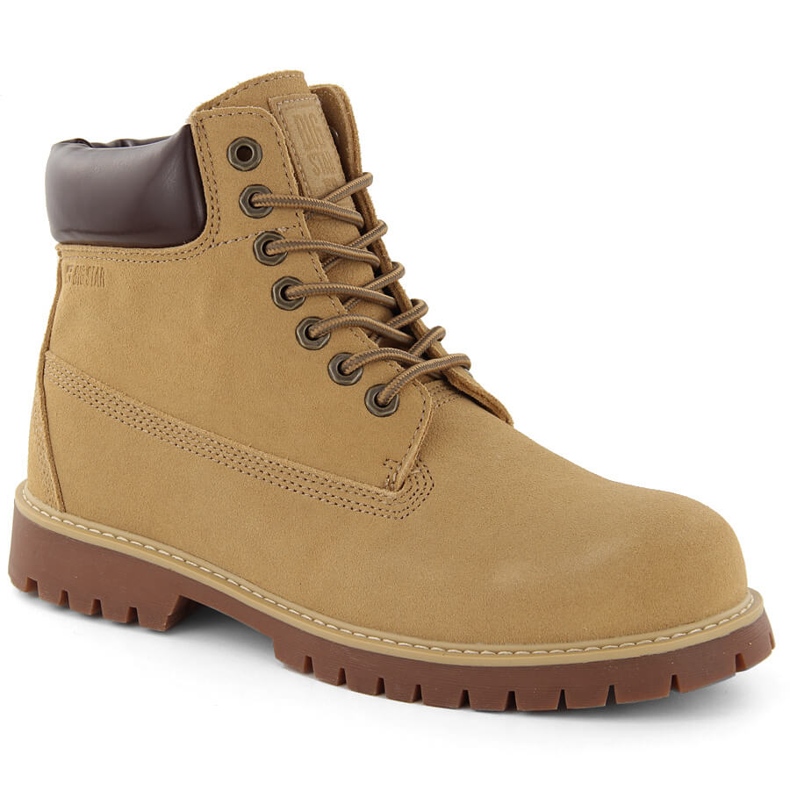Botas hombre piel ante camel Big Star OO174136 marrón Botas hombre piel ante camel Big Star OO174136 marrón