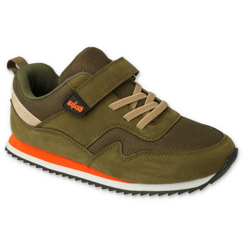 Calzado deportivo juvenil befado 516Q220 verde con velcro