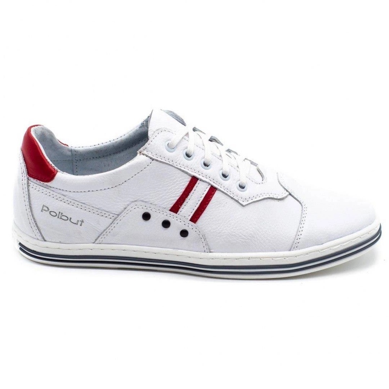 Polbut 1801L zapatos casuales blancos para hombre