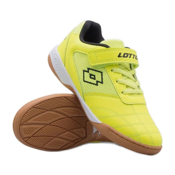 Zapatillas de interior Lotto Whizzer K 2600120K -2411 amarillo
