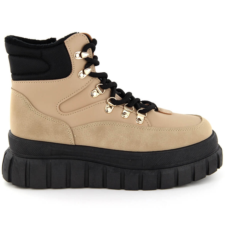 News Botas de mujer beige con plataforma gruesa Novedad 7928 News Botas de mujer beige con plataforma gruesa Novedad 7928
