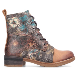 Botas de mujer, botas aislantes e impermeables Rieker 94611-90 marrón