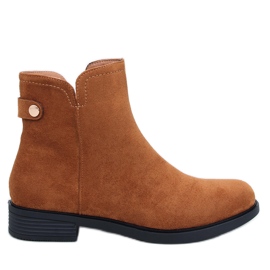 Botas Chelsea clásicas de mujer Beres Camel marrón