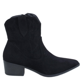 Botas cowboy mujer ante Poirot Negro