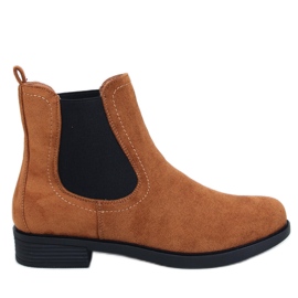 Botas Chelsea de ante con goma Terra Camel marrón Botas Chelsea de ante con goma Terra Camel marrón