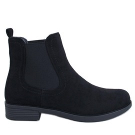 Botas Chelsea de ante con goma Terra Black negro