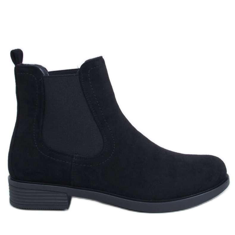 Botas Chelsea de ante con goma Terra Black negro