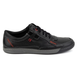 KOMODO Zapatos hombre piel Casual 932K negro KOMODO Zapatos hombre piel Casual 932K negro