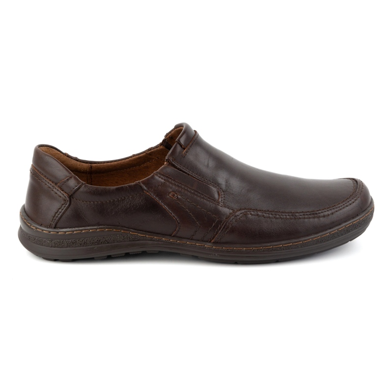 Olivier Zapatos slip-on hombre piel 790MP marrón