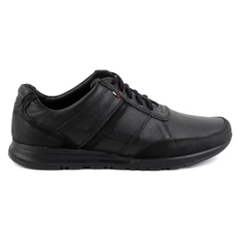 Olivier Zapatos con cordones hombre piel Sport Style 310GT floter negro