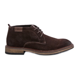 Botas con cordones para hombre de ante Big Star OO174145 Marrón oscuro