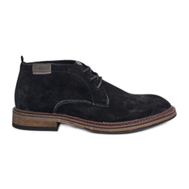 Botas con cordones para hombre de ante Big Star OO174146 Negro