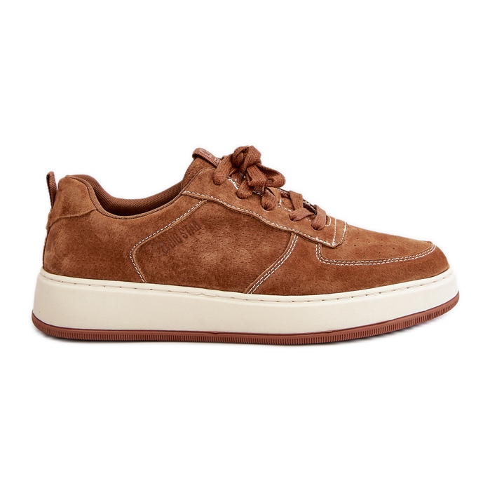 Zapatillas Hombre Plataforma Ante Big Star OO174014 Marrón