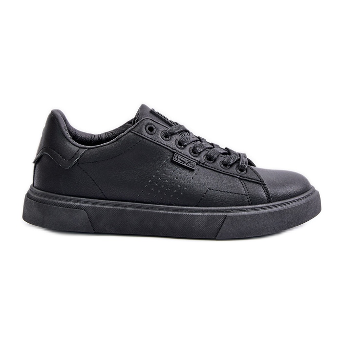 Zapatillas de Hombre Fabricadas en Piel Ecológica Big Star OO174117 Negro