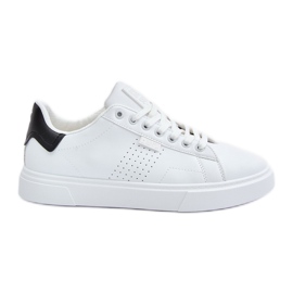 Zapatillas de Hombre Fabricadas en Piel Ecológica Big Star OO174115 Blanco