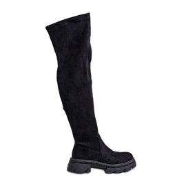 Botas Altas Mujer Ante Ecológico Negro Irithalla
