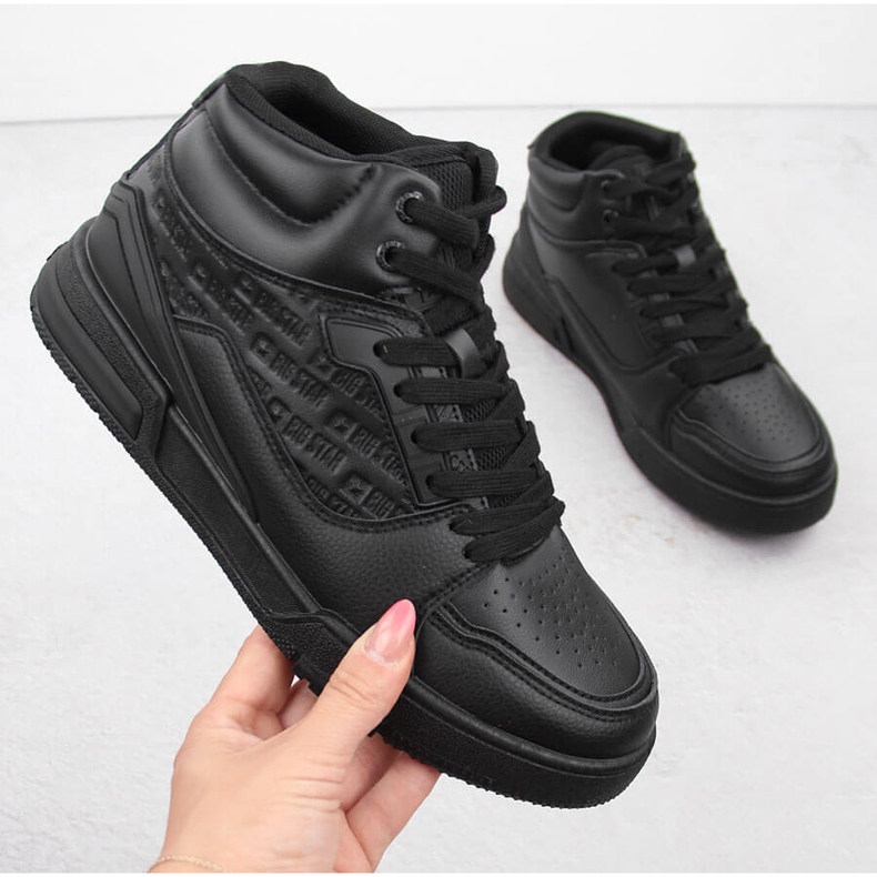 Deportivas altas negras Big Star OO274A534 negro