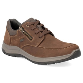 Rieker M RKR710 Zapatos de piel marrón