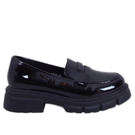 Gladieu Mocasines charol negro