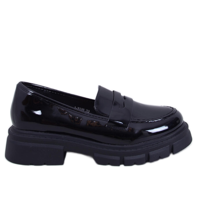 Gladieu Mocasines charol negro Gladieu Mocasines charol negro