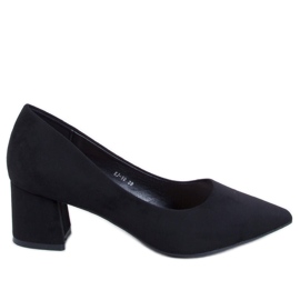 Zapatos de tacón bajo Farrin Black negro