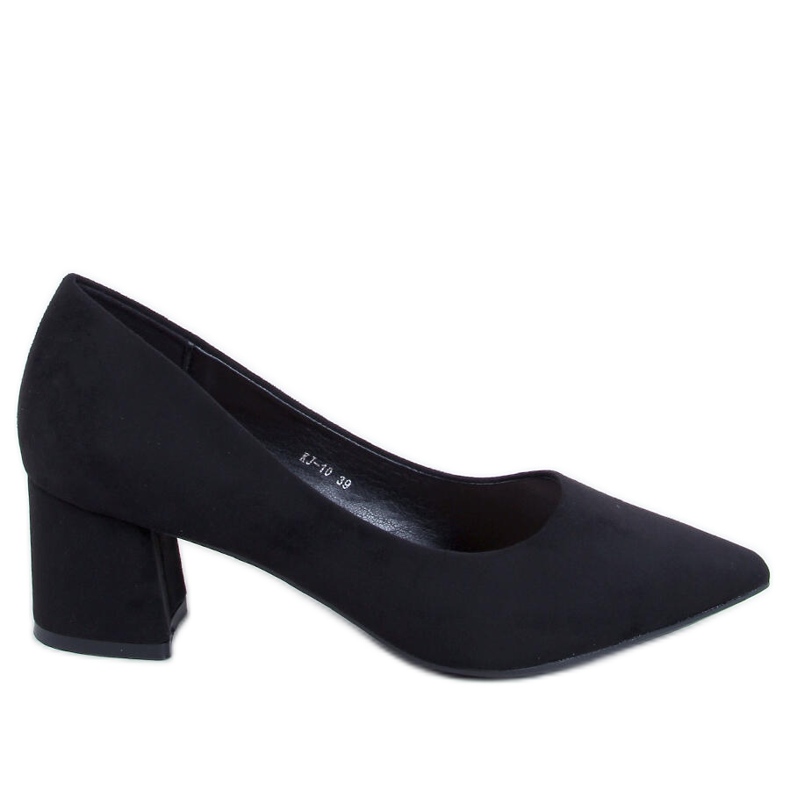 Zapatos de tacón bajo Farrin Black negro