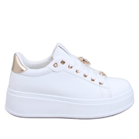 Zapatillas con plataforma Yared BLANCO/ORO