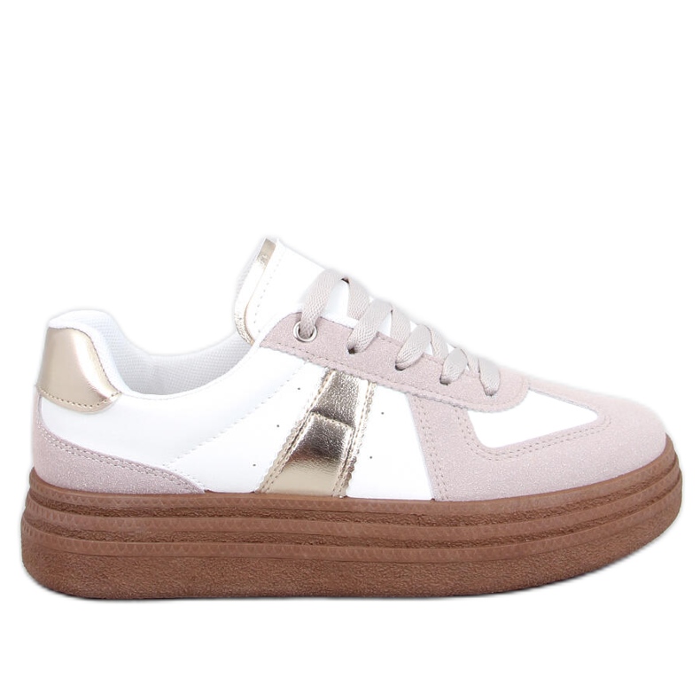 Zapatillas Critten Gold de mujer beige