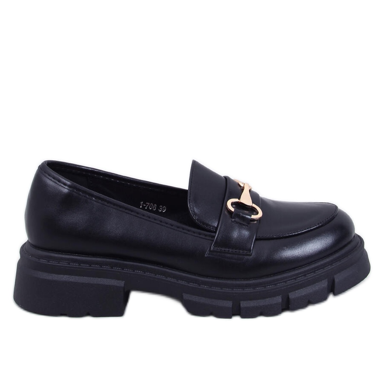 Mocasines de suela alta Kyress Black negro