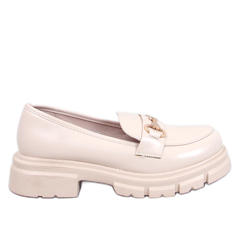 Mocasines Kyress Beige suela alta