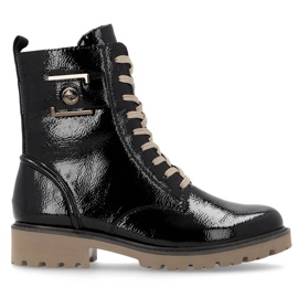 Botas de mujer charol negro Remonte D8663-00