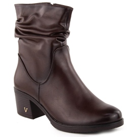 Botas tacón mujer marrones Vinceza 10547 marrón