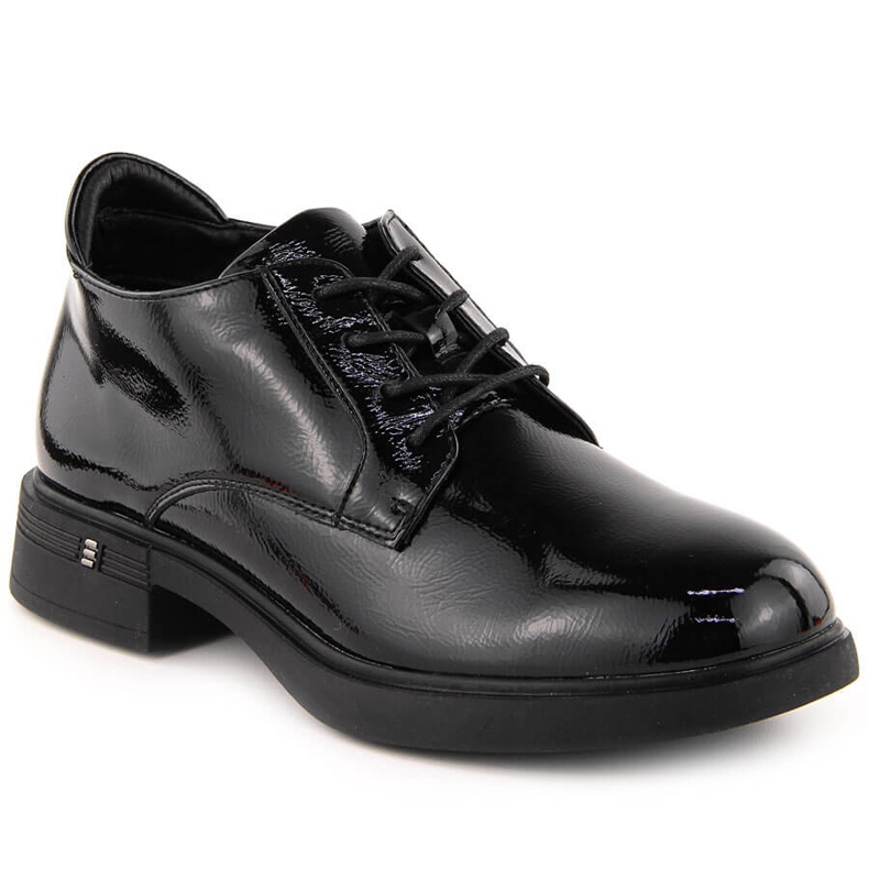 Botines mujer charol negro Vinceza 58413