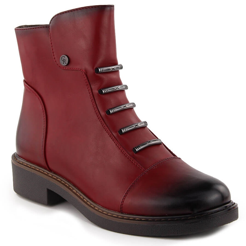 Botas aislantes para mujer, rojas Jezzi ASA252-5 rojo