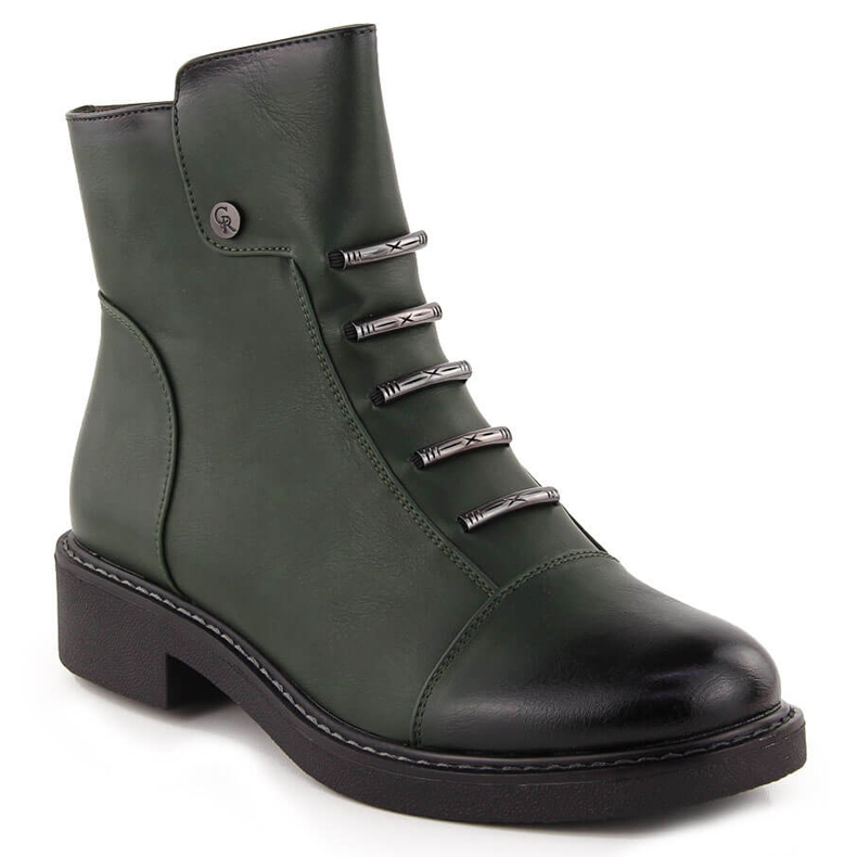 Botines de mujer con aislamiento verde Jezzi ASA252-5