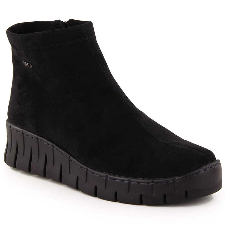 Botas mujer piel serraje negra Helios 506P negro