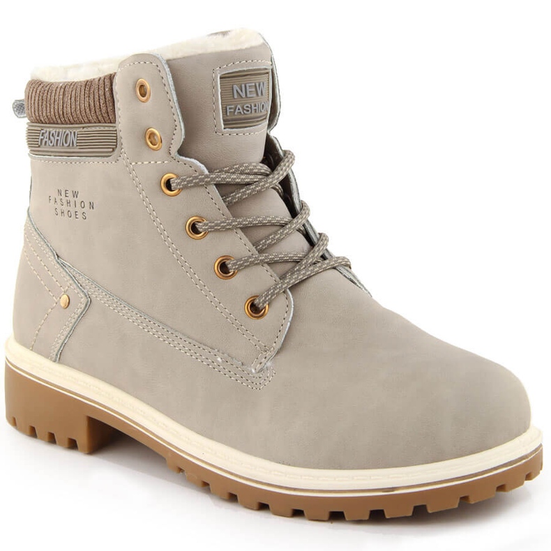 Botines mujer beige Potocki 97301