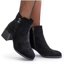 Botines de Mujer con Cremallera, Negro, Tinamar